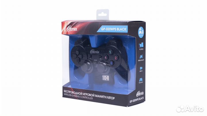 Геймпад Ritmix GP-020WPS USB 2.0 (black)