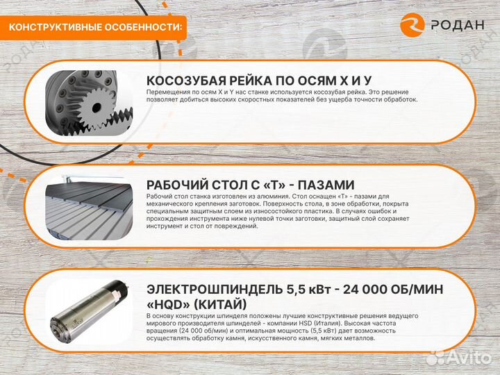 Фрезерно-гравировальный станок с чпу ST 1325R