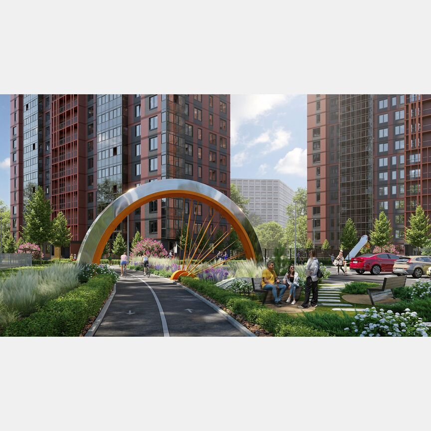 1-к. квартира, 35,9 м², 1/23 эт.