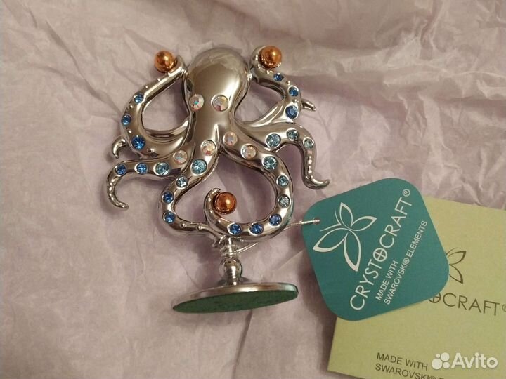 Миниатюра Осьминожка с кристаллами