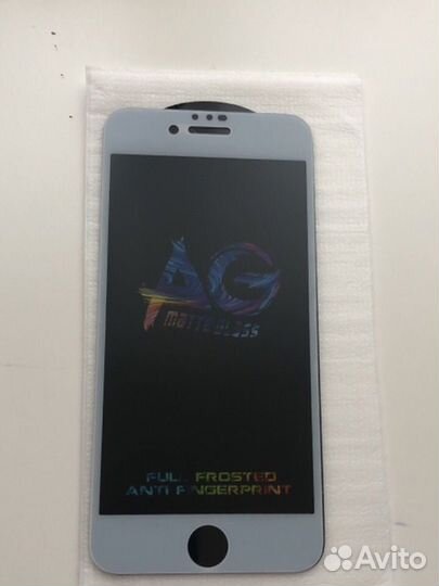 Защитное стекло матовое на iPhone 6/6s