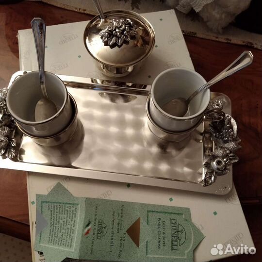 Кофейный сервиз Chinelli новый