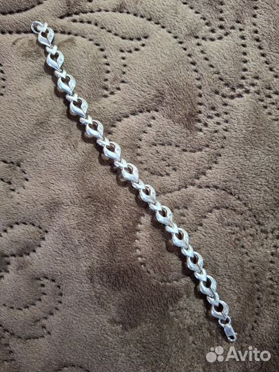 Браслет серебряный женский 925