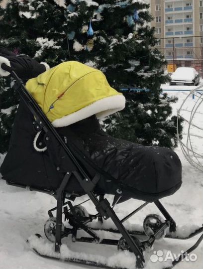 Санки коляска ника
