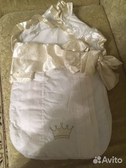 Королевский конверт для новорожденного