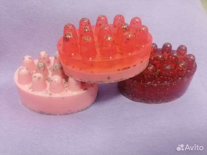 Массажное мыло-скраб