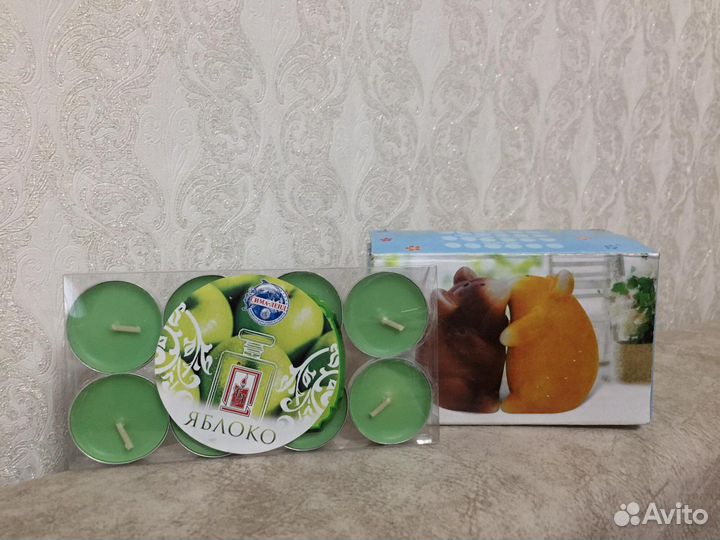 Ароматические свечи и набор для специй