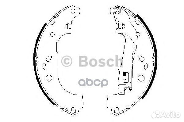 Колодки тормозные fiat doblo 01- бараб