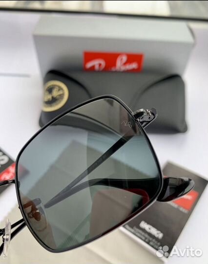 Очки Ray ban square черные