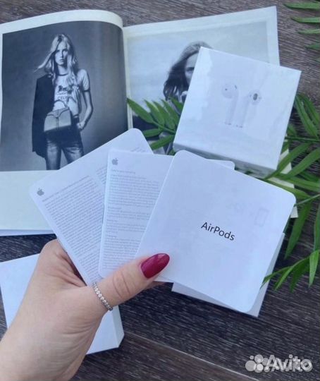 Airpods 2 Люкс + Чехол