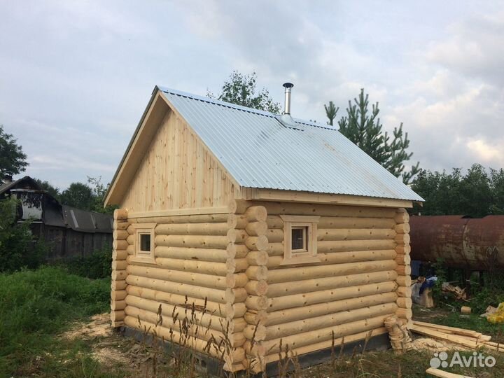 Сруб дом баня