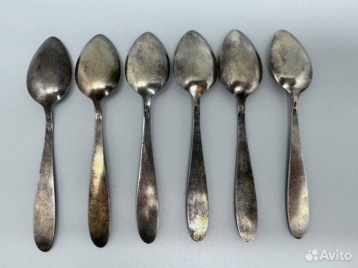 Кофейные серебряные ложки. СССР