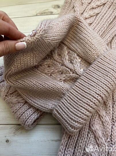 Женский шарф с шапкой