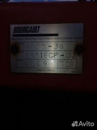 Культиватор Bourgault 9800, 2008