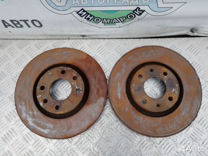 Диски тормозные передние Peugeot 307 2003г