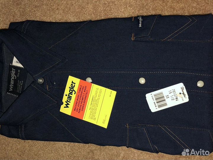 Рубашка джинсовая Wrangler USA 48 (М)