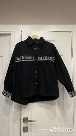 Джинсовая куртка zara оверсайз женская xs