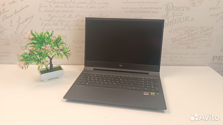 Мощный игровой ноутбук HP Victus 16 r5 5600h