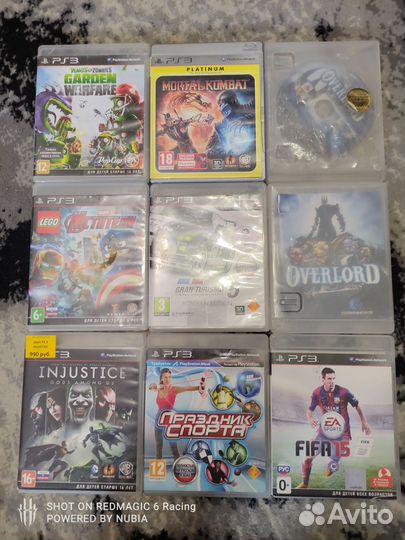 Игровые диски на ps3