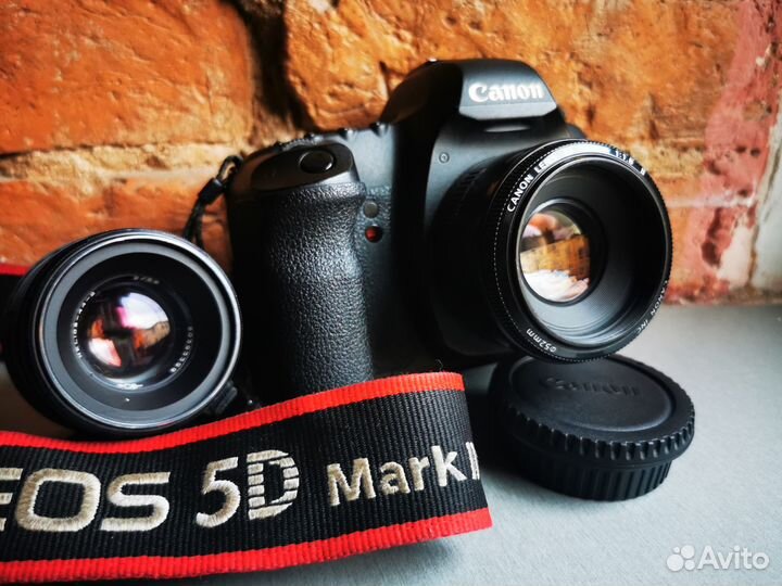Фотоаппарат Canon 5d mark ii и объектив 50mm