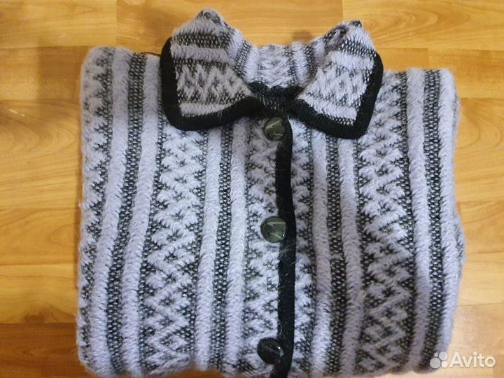 Жакет - кофта 100% натур. шерсть - мохер 44-46 р