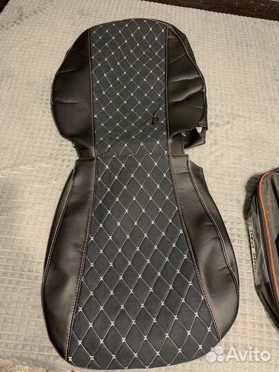 Чехлы на передние сиденья солярис 1 рио 3