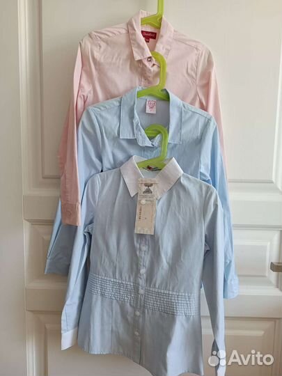 Блузки школьные форма 134 на 7-8лет