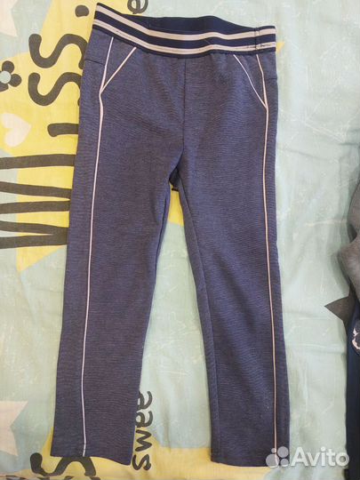 Штаны пакетом для девочки 104 110
