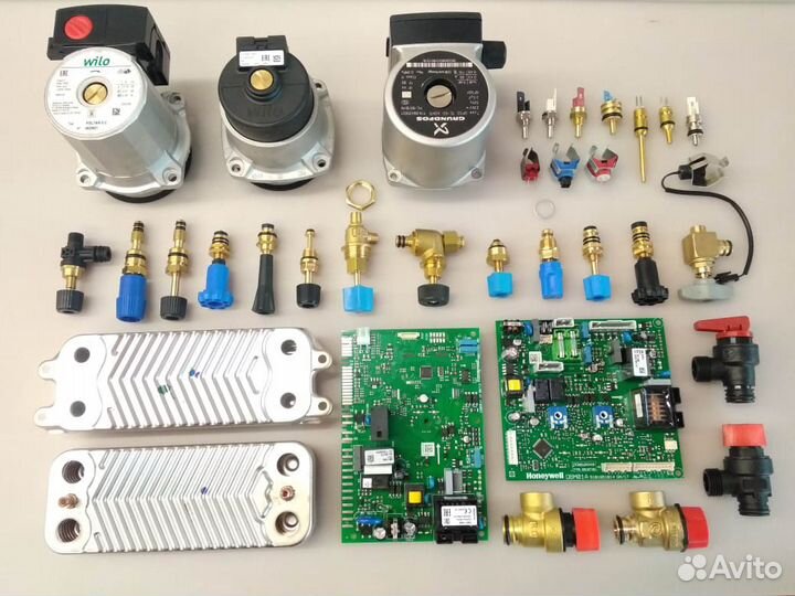 Запчасти для газовых котлов Baxi, Bosch, Navien