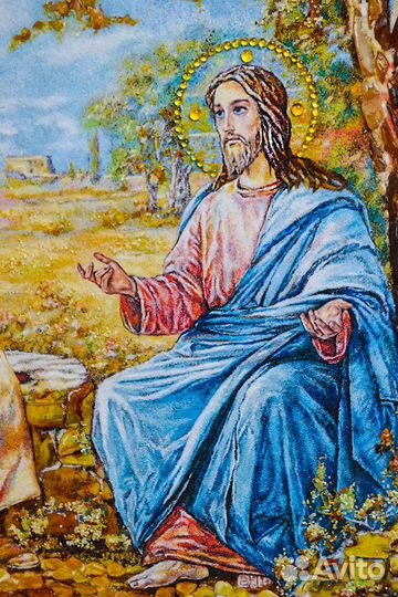 Картина из янтаря на заказ 