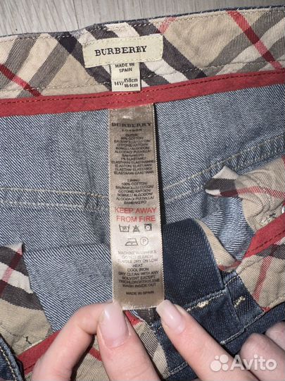Burberry юбка джинсовая