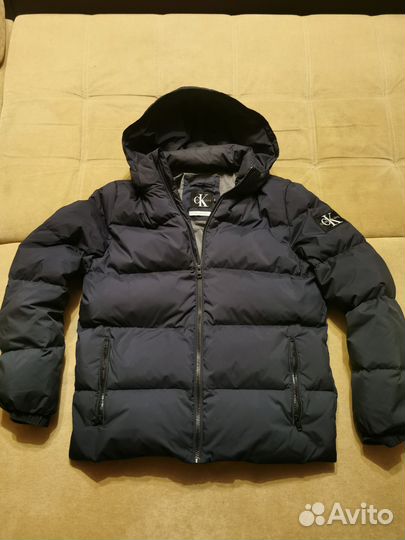 Оригинальный calvin klein мужской пуховик L