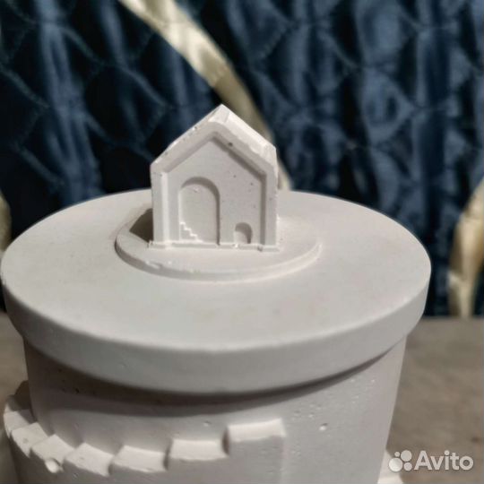 Шкатулка из гипса