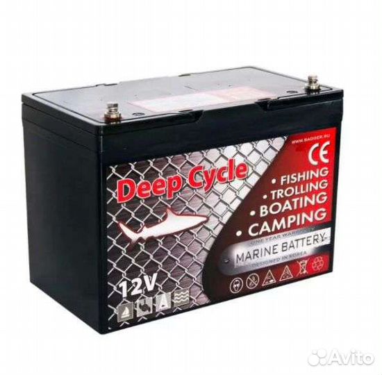 Аккумулятор тяговый Marine Deep Cycle 100 ач AGM