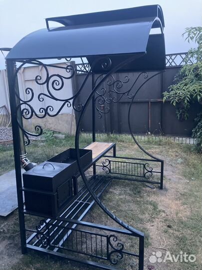 Мангалы, качели, садовая мабель, в стиле лофт