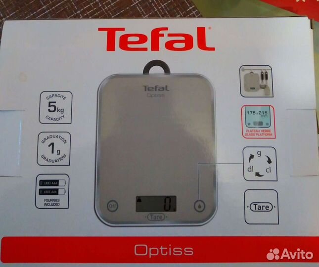 Весы кухонные новые tefal