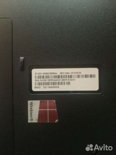 Ноутбук acer E1-531G