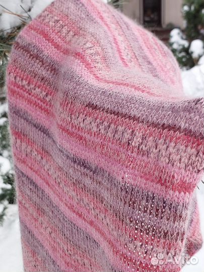 Палантин, Шарф из альпаки теплый