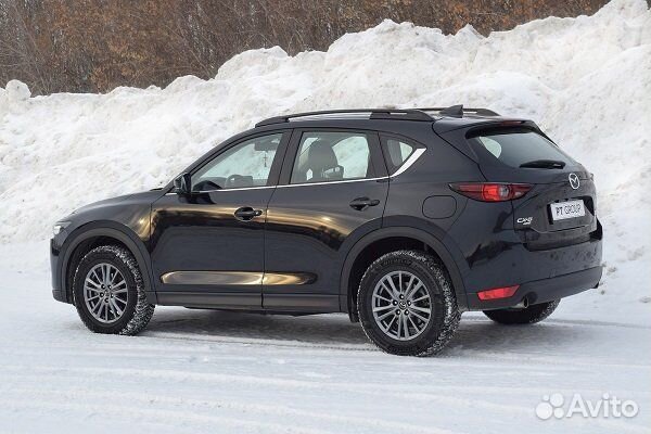 Рейлинги Mazda CX-5 2017- PT Group черный муар
