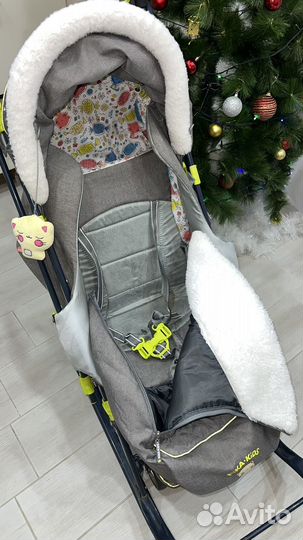 Санки коляска ника 7-3