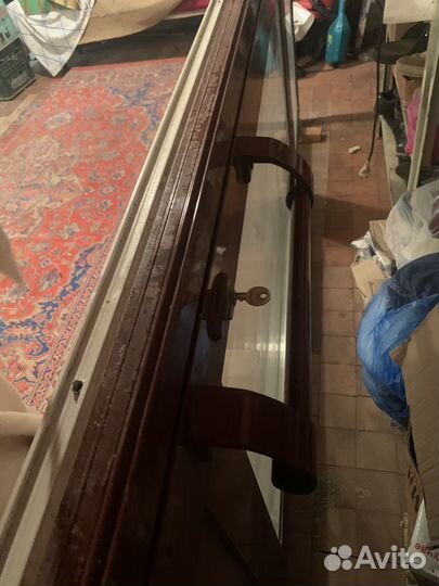 Дверь входная алюминиевая бу