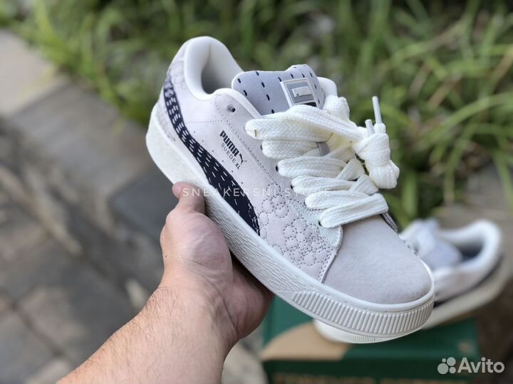 Кроссовки Puma Suede XL White