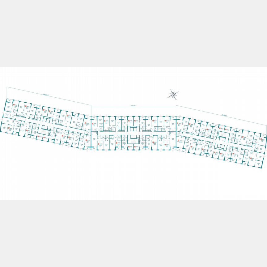 2-к. квартира, 51,1 м², 10/18 эт.