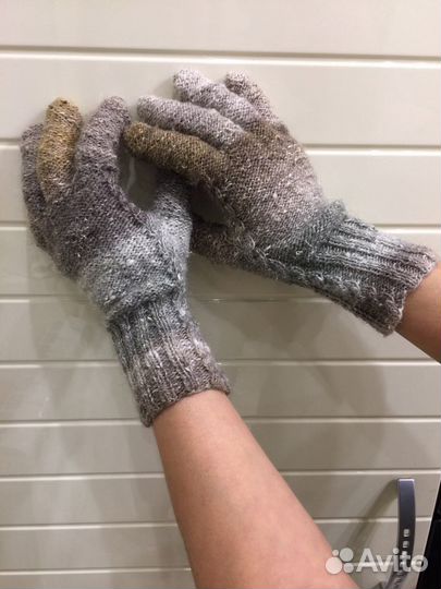 Перчатки вязанные