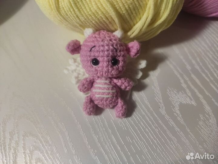 Символ 2024 года дракон вязаная игрушка