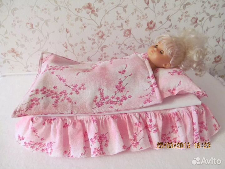 Набор Пастельного белья для кукол