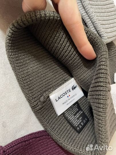Шапка Lacoste бини премиум качество