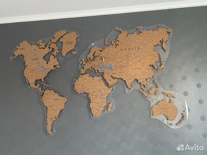 Карта мира на стену