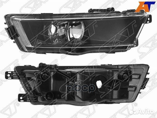 Фара противотуманная skoda rapid 12-17 RH черна