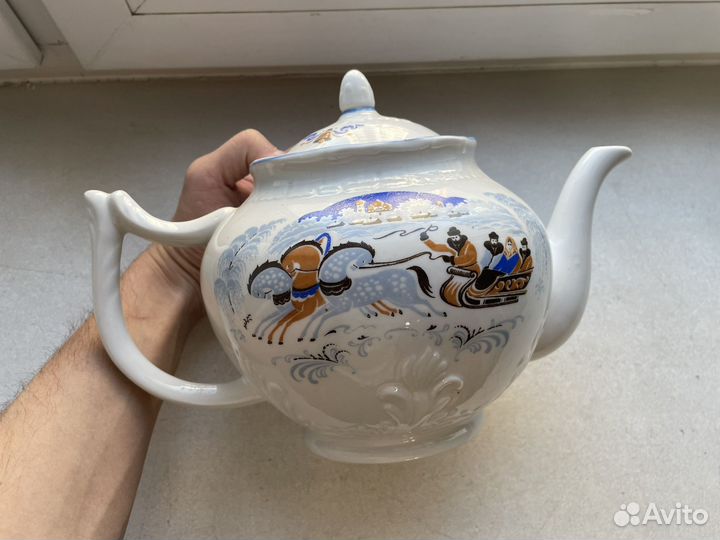 Большой чайник винтажный СССР